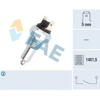 Bilde av Bryter, ryggelys, citroën,peugeot,renault,talbot,volvo, 2257.17, 3416102, 3416102 6, 77 00 591 730, 732 506, 01 348 716, 02