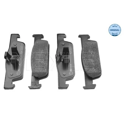 Bilde av MEYLE 025 257 0217 Bremseklosser ORIGINAL Quality framaksel ikke klargjort for slitasjeindikator med antihyle blikk RENAULT: Clio 4