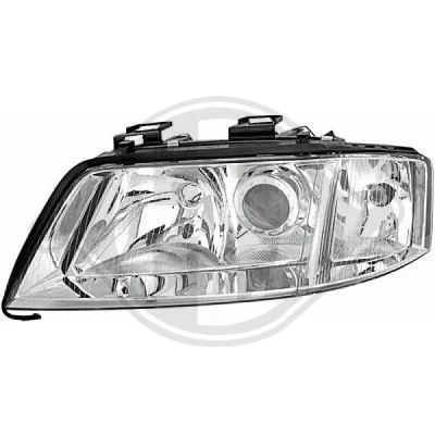 Bilde av DIEDERICHS 1024981 Frontlykter venstre H1, H1/H7, H7 AUDI: A6 C5 Sedan, Avant