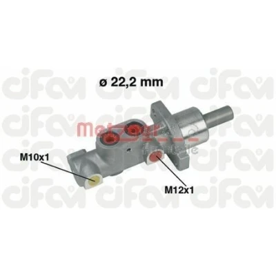 Bilde av METZGER 202 297 Hovedsylinder 22,2 CIFAM PEUGEOT: 206 Hatchback