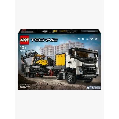 Bilde av LEGO Technic 42175 Volvo FMX trailer og EC230 el gravemaskin Byggesett Plast