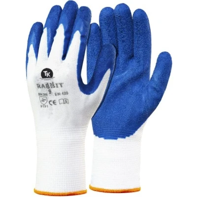 Bilde av PROFITOOL 0XREK0235/L Vernehandske hvit, Blå Nylon, PU (polyruretan) L