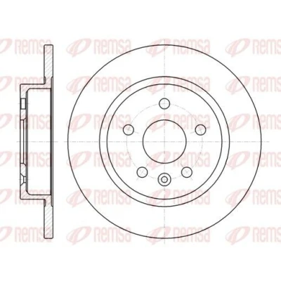 Bilde av REMSA 61316.00 Bremseskiver bakaksel 267,9, 267,9 12 5 fullt ut OPEL: Astra J Sports Tourer, Mokka / X, Hatchback