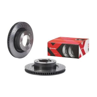 Bilde av BREMBO Bremseskive TOYOTA: Land Cruiser 200, Tundra II Pick up 32mm 5 perforert / ventilert belagt 09.C500.1X 4351260210,435120C020 Bremseskiver