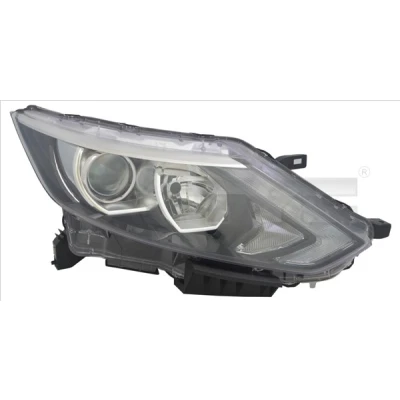 Bilde av TYC 20 14680 16 2 Frontlykter venstre H7, H11, LED for høyrekjøring med LED, uten elektromotor