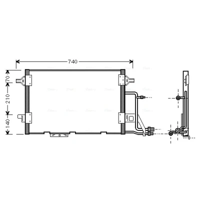 Bilde av Kondensator AVA QUALITY COOLING AI5137