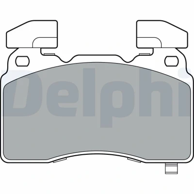 Bilde av DELPHI LP3366 Bremseklosser med akustisk slitasjevarsel antihyle blikk uten tilbehør OPEL: Insignia B Sports Tourer, Grand Sport