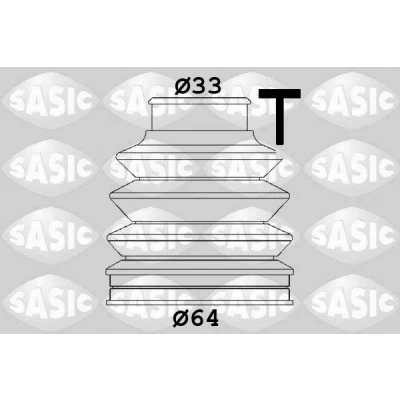 Bilde av SASIC 1906140 Drivakselmansjett bakaksel, hjulside, girkassesiden Termoplast