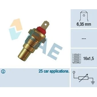 Bilde av Kjølevæsketemperatursensor, lexus,toyota, 06L117021C, 06L117021E, 06L117021G, 51873656, 51892932, 51903243, 52061792, 602 030 17 03 S1,