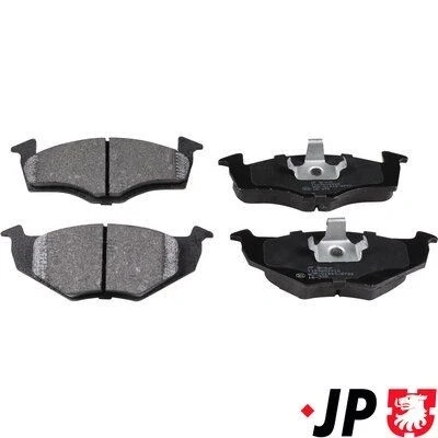 Bilde av JP GROUP 1163602910 Bremseklosser framaksel ikke klargjort for slitasjeindikator VOLKSWAGEN: Polo IV Hatchback, III SKODA: Fabia 2