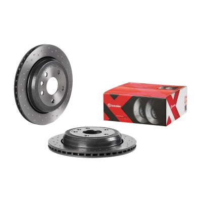 Bilde av BREMBO 09.N235.2X Bremseskiver 330 22 6 perforert / ventilert belagt JEEP: GRAND CHEROKEE 4