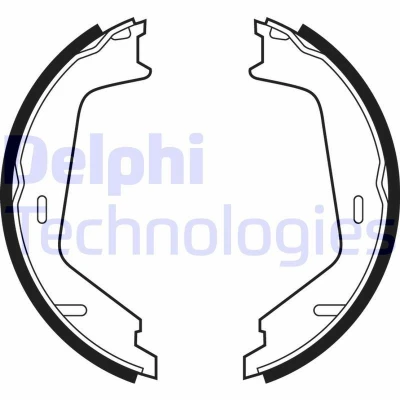 Bilde av DELPHI LS1884 Handbromsbackar VOLVO: XC90 I, XC70 I Cross Country, V70 2