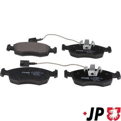 Bilde av JP GROUP 3363602500 Bremseklosser framaksel med integrert slitasjevarselkontakt FIAT: 500 Hatchback, Punto Evo C Cabrio