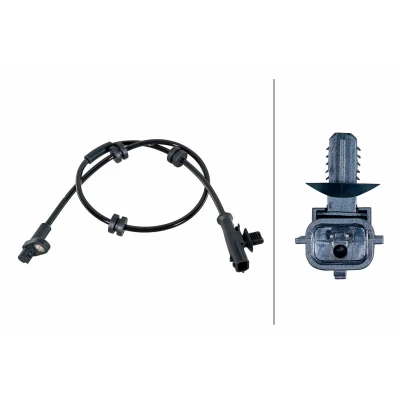 Bilde av HELLA 6PU 358 252 021 ABS Sensor Hall prinsipp 2 polet 635mm FORD: FIESTA 6