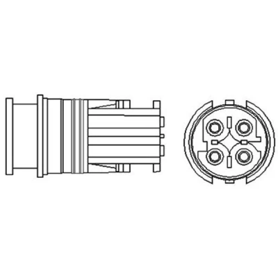 Bilde av MAGNETI MARELLI 466016355060 Lambdasonde oppvarmet 4 MERCEDES BENZ: CLK Cabrio, C Klasse Sedan, Coupé