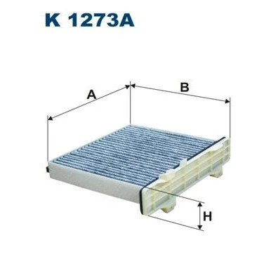 Bilde av FILTRON K 1273A Kupéfilter Karbonfilter 215 200 68 MITSUBISHI: PAJERO 4, 2, 3