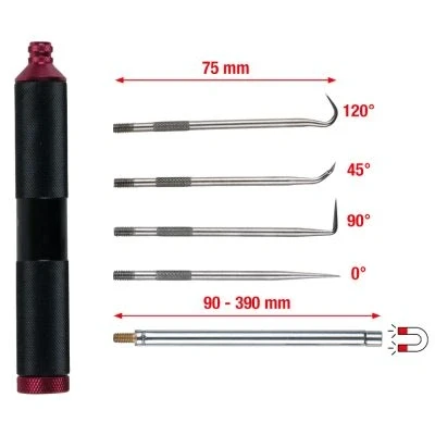 Bilde av KS TOOLS 550.1080 Hakeverktøysett magnetisk