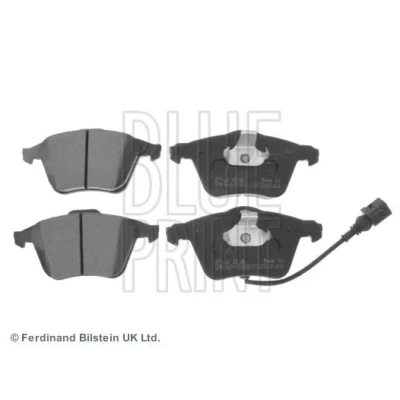 Bilde av BLUE PRINT ADV184216 Bremseklosser framaksel inkl. slitasjevarselkontakt med kolbleklips VOLKSWAGEN: GOLF 6, Scirocco III, AUDI: A3 Sportback