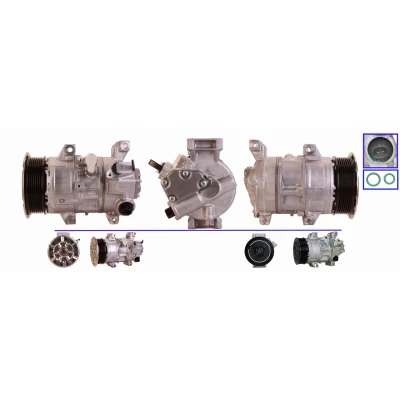 Bilde av DRI 700510801 Kompressor PAG 46 R 134a med tetning TOYOTA: Avensis III Stasjonsvogn