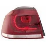Bilde av ABAKUS 441 19B3L AE Baklykter venstre ytre del LED, WY21W Rød med pæreholder VOLKSWAGEN: GOLF 6