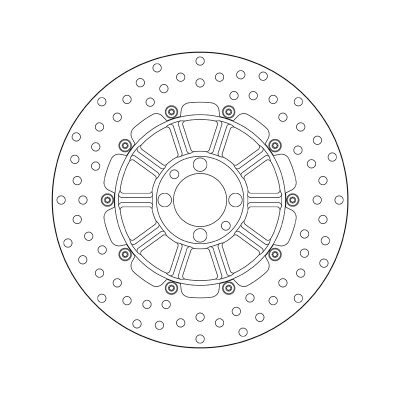 Bilde av BREMBO Bremseskive 285mm 5mm 4 hullet 68B407D3 Bremseskiver, Skivebremser