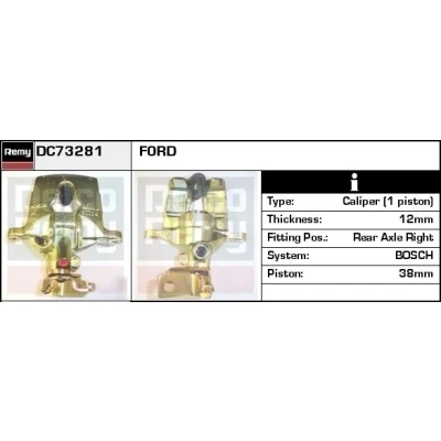 Bilde av Bremsecaliper REMY DC73281