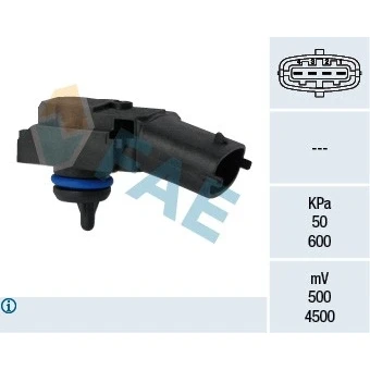 Bilde av Sensor, sugerørtrykk volvo s60 i, v70 ii OE 30650014, 30756098, 31272731