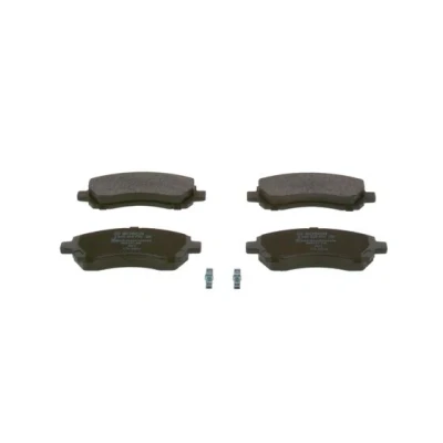 Bilde av BOSCH 0 986 424 770 Bremseklosser Low Metallic med akustisk slitasjevarsel antihyle blikk SUBARU: Impreza II Sedan, Stasjonsvogn