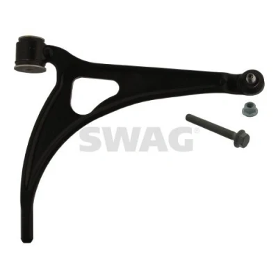 Bilde av SWAG 30 93 9645 Bærebru med sikringsmutter lager, skrue, støtte / styreledd framaksel høyre, nede Casterstag Stålstøpegods AUDI: A2