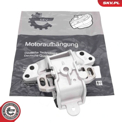Bilde av ESEN SKV 75SKV096 Motorfeste venstre Gummimetallager Aluminium, gummi 202mm 119mm CITROËN: C5 III Stasjonsvogn, II Hatchback, PEUGEOT: 407 Sedan