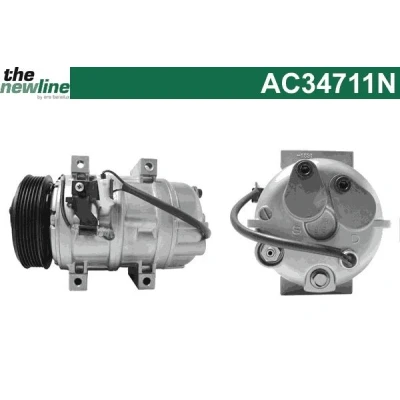 Bilde av The NewLine AC34711N Kompressor DKS17CH VOLVO: V70 2, XC70 I Cross Country, S80