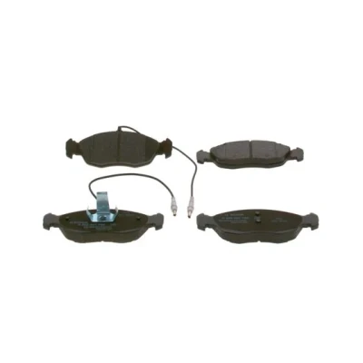 Bilde av BOSCH 0 986 461 764 Bremseklosser Low Metallic med integrert slitasjesensor antihyle blikk, kolbleklips PEUGEOT: 306 Hatchback