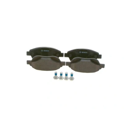Bilde av BOSCH 0 986 494 038 Bremseklosser Low Metallic med antihyle blikk, skruer tilbehør PEUGEOT: 207 Hatchback, 307 Stasjonsvogn, SW