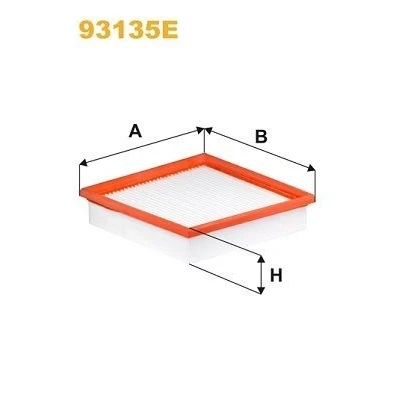 Bilde av WIX FILTERS 93135E Kupéfilter Partikkelfilter 210 47