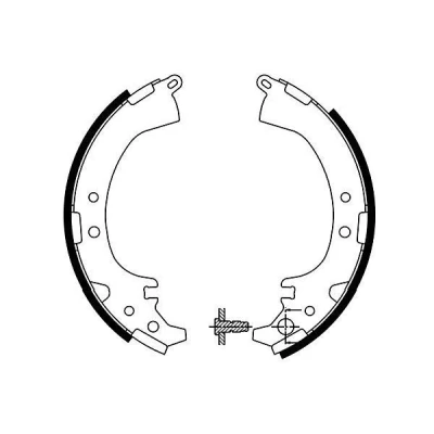 Bilde av KAVO PARTS KBS 9930 Bremsesko 229 40 TOYOTA: RAV4 II SUV