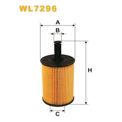 Bilde av Oljefilter WIX FILTERS WL7296