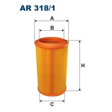 Bilde av FILTRON AR 318/1 Luftfilter 257 149,5 Filterinnsats ALFA ROMEO: 156 Sportwagon