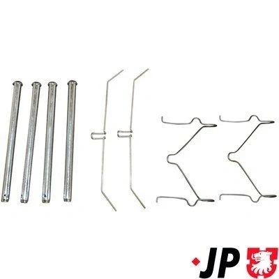 Bilde av JP GROUP 1163650310 Tibehørsett, skivebremse belegg TOYOTA: HILUX 6 Pick up, Land Cruiser Prado 120, 90, VOLKSWAGEN: Taro