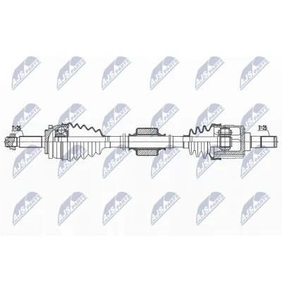Bilde av Drivaksel hyundai accent V sedan (hc), Framaksel høyre, v, 49501 H5000, H5010