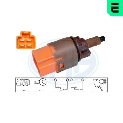 Bilde av ERA 331069 bremselysbryter mekanisk 4 NISSAN: Qashqai / Qashqai+2 I