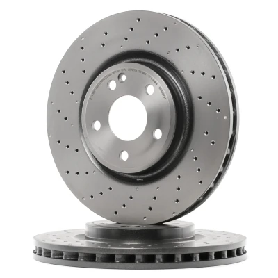 Bilde av BREMBO COATED DISC LINE 09.B807.51 Bremseskiver 320 30 5 perforert / ventilert belagt høy karbon med skruer MERCEDES BENZ: GLA, A Klasse, B Klasse