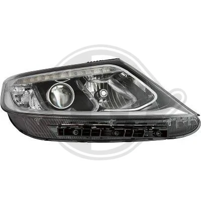 Bilde av DIEDERICHS 6586084 Frontlykter høyre D3S/H7, LED, PY21W xenon med kjørelys (LED) uten motor for høydejustering hovedlys