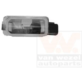 Bilde av VAN WEZEL 1881920 Nummerskiltlys bak uten pæreholder FORD: MONDEO 4 Turnier,