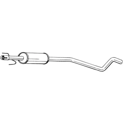 Bilde av Midtre eksospotte BOSAL 284 317