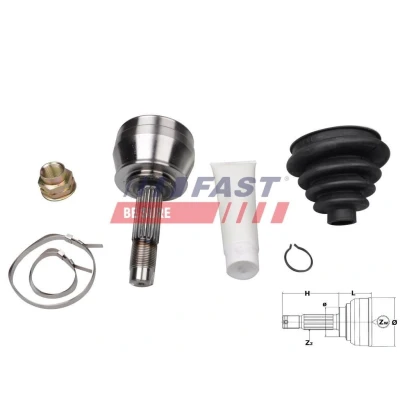 Bilde av Leddsett, drivaksel, Framaksel, Hjulside, fiat palio, palio weekend, strada pick up, 46307406