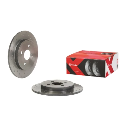 Bilde av BREMBO 08.A534.1X Bremseskiver 259 9 5 fullt ut, hullet belagt TOYOTA: Yaris II Hatchback, iQ