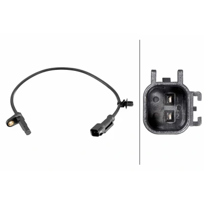 Bilde av HELLA 6PU 358 216 611 ABS Sensor Hall prinsipp 2 polet 486mm FORD: Transit Mk7 Van