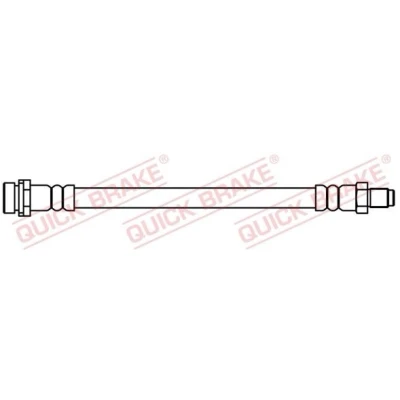 Bilde av QUICK BRAKE 37.056 Bremseslange 222 M10x1 FORD: Transit Mk6 Minibuss, Van