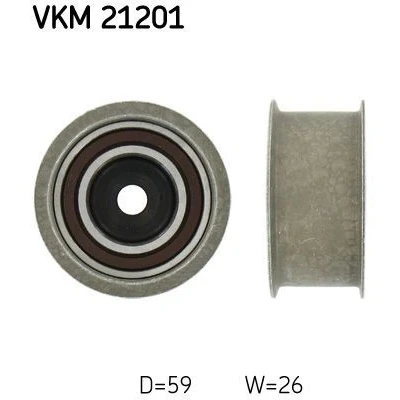 Bilde av SKF VKM 21201 Styrerulle kilerem tannrem AUDI: Coupe B3, 80 B4 Sedan, A8 D2