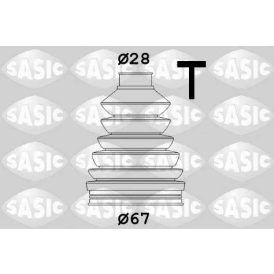 Bilde av SASIC 1906023 Drivakselmansjett girkassesiden Termoplast VOLKSWAGEN: Transporter 5, Passat B6 Variant, 5 Bus, AUDI: A3 Sportback